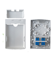 ftth socket 2c with sliding cover