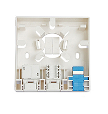 ftth socket with 2rj ports