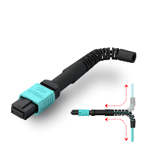 MPO ANGLED BOOT CONNECTOR