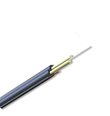 Toneable ROC Flat Drop Cable Traceable FTTH Fiber Wire FiberZIP