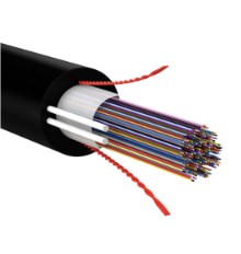 rollable fibbon fiber cable